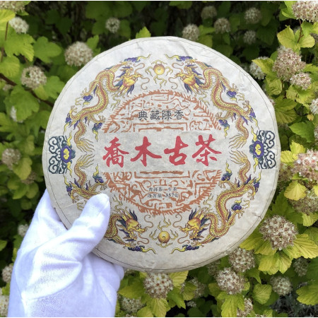 Шен пуэр Jiaomu Gu Cha 2017 года блин 357 г